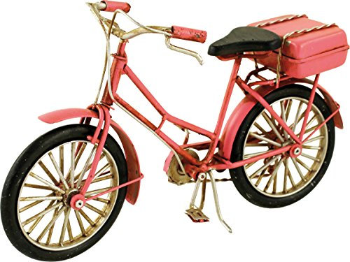 Goldbach DEKO-FAHRRAD Metall-Damenrad 599606 Rosa 23x9x13