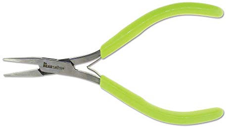 The Beadsmith Micro-fine Mini Chain Nose Pliers With Springs 125mm/5
