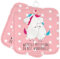 Mr. & Mrs. Panda 2er Set Topflappen Einhorn Mitteilung - Geschenk, Ofenhandschuhe, Einhorn Deko, Einhörner, Liebe, Topflappen mit Spruch, Topflappen
