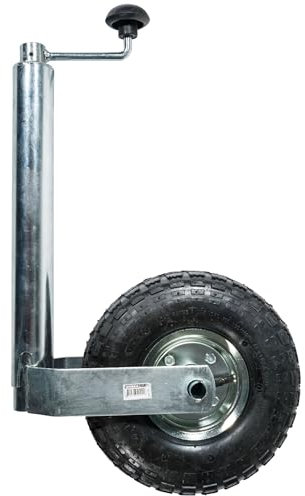 Werkapro 10921 Stützrad, aufblasbar, Ø 260 mm, Halterung Ø 48 mm
