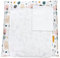 TupTam Baby Wickelauflage inkl. 2 Frotteebezügen ANK019, Farbe: Wald/Beige, Größe: 76 x 76 cm