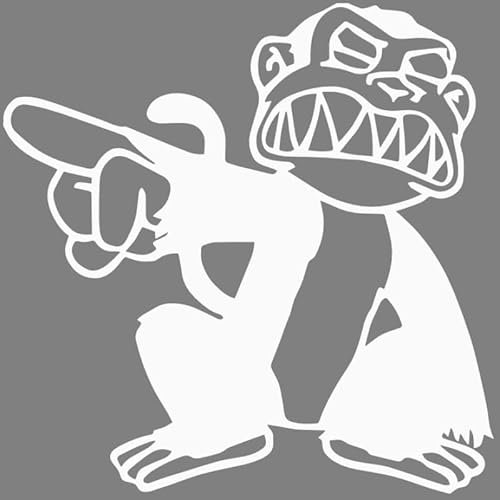 Decus Evil Monkey Family Guy böser AFFE L 0225 (weiß) // Sticker OEM JDM Style Aufkleber