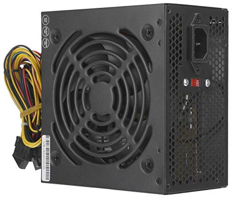 250W Netzteil, 115 / 230V Leiser Lüfter Computer Netzteil, ATX-250W Netzteil mit manuell einstellbarem Lüfter, Desktop-Zubehör(Schwarz)