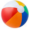 SHATCHI 4pcs 24in Beach Ball Inflatable Rainbow Coloured Holiday Swimming Pool Party Toys Blow Up Summer Outdoor Games