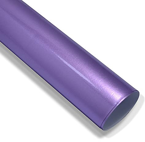 11,84€/m² Auto Folie Hochglanz Metallic Blasenfrei mit Luftkanäle Autofolie Car Wrapping (Hellviolett, 2m x 152cm)