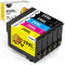 iNKPAD 29XL Kompatible Tintenpatronen für EPSON 29XL für Epson XP-245 XP-247 XP-332 XP-342 XP-432 XP-442 XP-255 XP-235 XP-345 XP-435 XP-445 (2Schwarz 1Cyan 1Magenta 1Gelb, 5er-Pack)