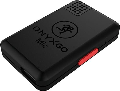 Mackie Onyx Go wireless clip-on mic with companion app