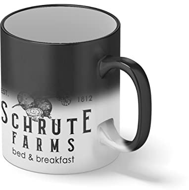 Schrute Farms Jumper Sweatshirt Funny The US Office Dwight Beets Michael Scott Black Magic Kaffeetasse Mug