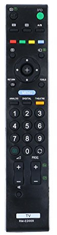 ALLIMITY RM-ED009 Telecomando Sostituisci adatto per Sony TV KDL-40P3000 KDL-37S4000 KDL-37P302H KDL-37P300H KDL-26T2800 KDL-32P300H KDL-32D3010 KDL-32D2810 KDL-32D2600 KDL-26V4000 KDL-26U4000