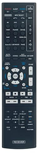 VINABTY AXD7690 Fernbedienung ersetzt passend für Pioneer Heimkino-AV-Receiver VSX-322-K VSX-827-K VSX-1122-K VSX-922-K VSX-523-K VSX-822-K VSX-421-K VSX-322 -K VSX-522-K VSX423 VSX323K
