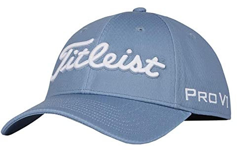 Titleist Golf Tour Elite Hat, Hellblau, Weiß, S/M