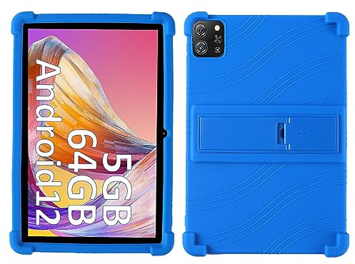 FKQLH Hülle für OSCAL Pad60 10 Zoll, Stand Silikon kinderfreundliche Stoßfest Schützend Abdeckung Hüllen für OSCAL Pad60 10 Zoll, Dunkel Blau