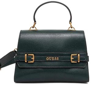 GUESS Sestri Top Handle Flap Bag Forest