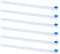 DICOSMETIC 6Pcs Plastic Slider Cutter 14.97 Reusable Cling Film Slide Cutter Self-Adhesive Slide Cutter Replacement Food Wrap Cutter Wrap Dispenser for Aluminum Foil Wax Paper