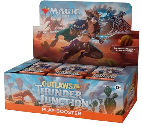 Magic: The Gathering – Outlaws von Thunder Junction Play-Booster-Display – 36 Booster (504 Magic-Karten) (deutsche Version)
