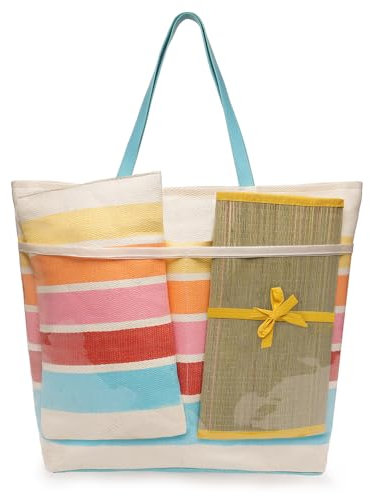 Undercover Paperstraw Bag with Mat and Pillow BB1200 Yellow