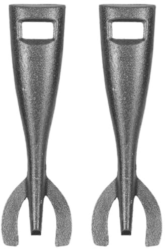 Luxshiny 2pièces Pince à Steak Fonte De Clips De Cuisine Pour Poêles à Fajitas Outil Résistant Chaleur Pour Saisir Les Plats Chauds Prise Confortable Et Robuste