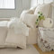 Amolavet Bettwäsche 135x200 Sommer 2teilig Set Beige Boho Quasten Design aus Gebürstetem Mikrofaser Sommerbettwäsche 135x200 Bettbezug 135 X 200 + Kissenbezüg 80x80 Mit Reißverschluss für Einzelbett