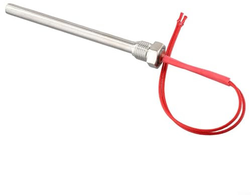Barra caliente de alto rendimiento de seguridad de 220 V para chimenea, parrilla y estufa, a prueba de fugas (140 x 10 mm)