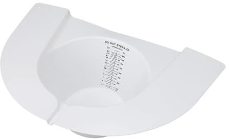 10 Pcs Reusable Specimen Cup Urine Cups, 27oz 800ml Toilet Nursing Hat for Urine, Plastic Graduated Sample Collection Hat