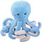 Gustaw Teddybär Groß XXL Krake - Plüschbär, Kuschelbär XXL Plüschtier, Spielgefährte und Deko in einem - Stofftier, Plüschtier Kuscheltier Teddy (Blau, 40cm)