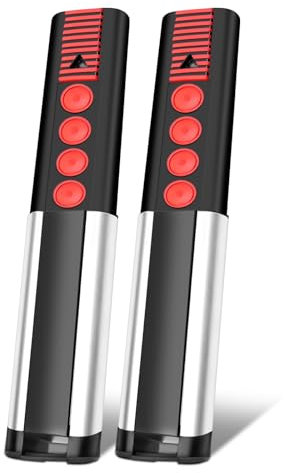 Wvoillty 434,42MHz Telecomando Cancello,4 Canali Telecomando per Cancelli per Telecomando 4013 TX02-434-4-XP, 4014 TX03-434-2,4022 TX03-434-2,2 Pezzi