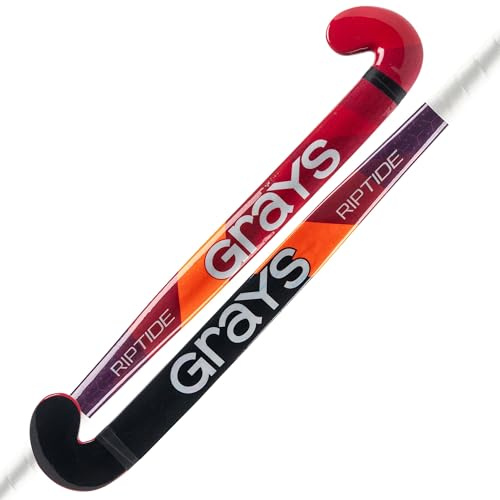 GRAYS Riptide Ultrabow Hockeyschläger Riptide Ultrabow, Schwarz/Rot, Junior-Größen 30