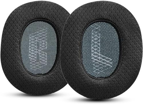 ACCIUK Replacement Ear Pads, Compatible with JBL E65/Live 650/Live 660 Headphones. Made of Soft and Breathable Football mesh Braid and Memory sea, Headphone Replacement Ear pad Accessories (Black)
