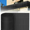 Ollewiellan PVC Sichtschutzmatte 100x600 cm, Sichtschutz Garten Windschutz, Balkon Sichtschutz Sonnenschutz, Garten Sichtschutz mit Dreifachverstärkung, mit Kabelbinder,Grau