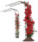 Rankbogen Metall 240cm Hoch Rosenbogen Aus Metall Stabil Halber Gartenbogen Kletterrosen Rankhilfe Wetterbeständig Rosengestell(W:90cm*H:240cm)