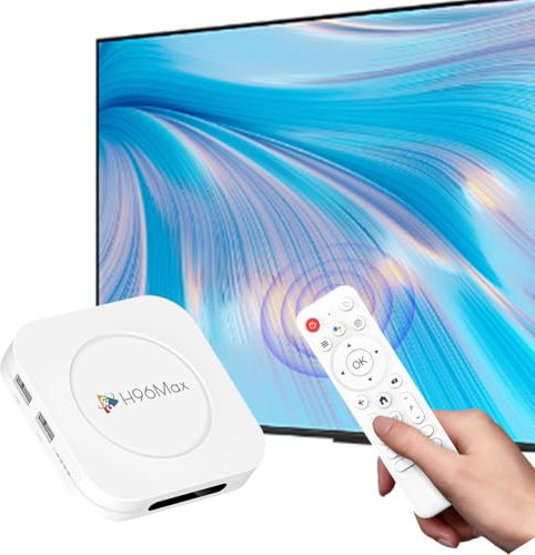 Android 14 Smart TV Box WiFi6 BT5.4 Media Player 8K Set Top Box (4 GB 128GB UE)