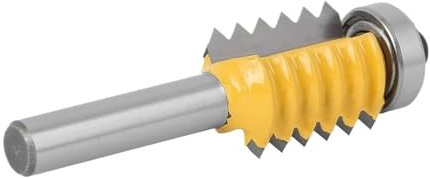 Tour, Tour Machine, 8-tige Stile Bit,8 Tige Coupe-bois Rail Routeur Ligne Vague Type Bois Fraisage Couteau, pour le filetage, le tournage, le perçage(8x20x40)