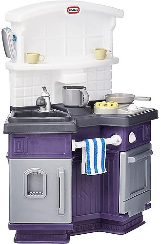 L.O.L. Surprise! Little Tikes Side by Side Cocina para Niños Juego Interactivo con Sonidos y Utensilios de Cocina, Juego Sensorial para Estimular la Creatividad, Edad: de 3 a 5 Años