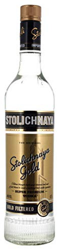 STOLICHNAYA Gold Russian Vodka 70cl Bottle