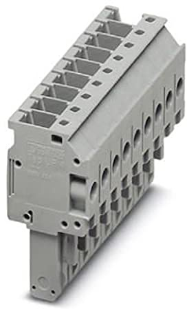 PHOENIX CONTACT UP 4/9 Stecker, Schraubanschluss, 9 Polzahl, 0.2 mm²- 6 mm² Querschnitt, 24 - 10 AWG, 55.8 mm Breite, Grau, 25 Stück