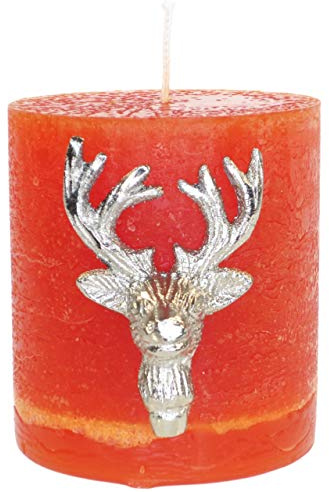 Kerzenstecker Hirsch V2 (Alu, silber)