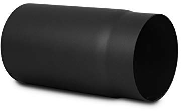 LANZZAS Ofenrohr 250 mm Verlängerung - im Durchmesser Ø 150 mm - Farbe: schwarz - Rauchrohr Verlängerung