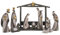 The Nativity Store - Holy Family Silent Night Nativity Set - Manger Scene - Christmas Decorations - Indoor Holiday Decor (10 PC Set)