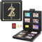 Spiele Card Case für Nintendo Switch, Tragbare und Dünne, Schutzhülle Aufbewahrung Spiele Tasche für 12 Spiele Slots, Speicherkarten Tragetasche für Switch Lite NS NX Game Card (Black Zelda Sword)