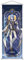 1PC Genshin Impact Scroll-Poster Wandbehang geschmiedetes Tuch Malerei Dekor Wohnzimmer Schlafzimmer Kunstdruck 70 x 25 cm (Kamisato Ayato)