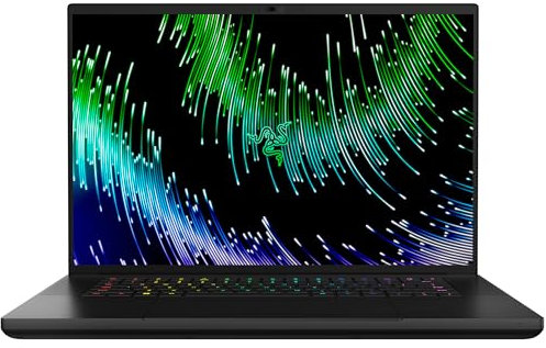 Razer Blade 16 (2023) - PC Portatil Gaming | Nvidia RTX 4060 | Intel Core i9-13950HX | 16 240Hz QHD+ Pantalla | 16 GB DDR5 5600 MHz | 1TB SSD | QWERTY Teclado-Español | Negro