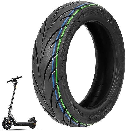 VOLOHAS 10-Zoll-Vakuumreifen für NIU KQi2/KQi2 Pro Elektroroller 10 * 2,3-6,5 Spezielle explosionsgeschützte schlauchlose Reifen vorne/hinten Außenreifen Stoßdämpfender Radersatz (1 Stück)