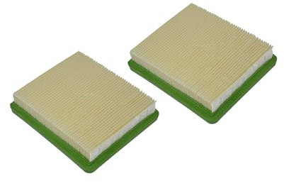 2 Stück Trimmer-Luftfilter passend for Scheppach MS196-51 / MS196-51E Benzin-Rasenmäher Freischneider Kettensägenfilter Teil