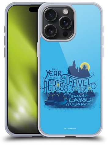 Head Case Designs Offizielle Harry Potter Big Black Lake Deathly Hallows XVIII Soft Gel Handyhülle Hülle kompatibel mit Apple iPhone 15 Pro Max