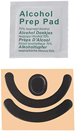 Limtula Mouse Feet Ersatz-Maus-Pads mit abgerundeten geschwungenen Kanten für G403 G603 G703 Gaming-Maus, Computer-Aufkleber