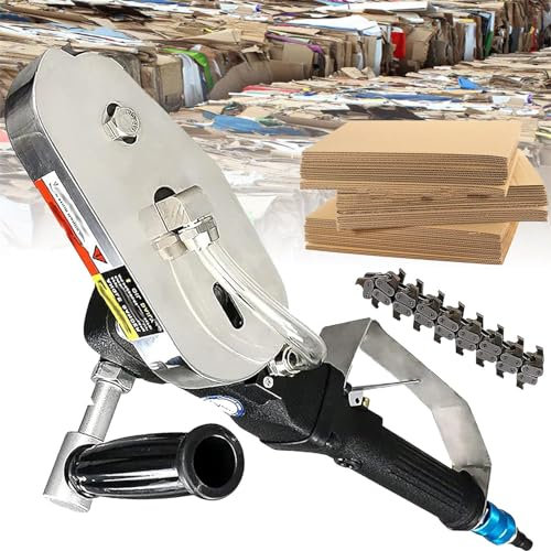 Pelacables NeumáTicos, 4500 Rpm, MáQuina Peladora De Cajas De CartóN, Cortador De Bordes De Papel, Herramienta De Recorte Para CartóN, CartóN Corrugado, Papel Corrugado,MediumTeethDoubleClaws