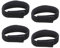 4 Stück hosenklammer fahrrad,Schwarz Hosengummi Hosenband,Elastisches Klettband,Hosenklammern Radfahrer,Hochelastisches Fahrradhosenband für Wandern Angeln Jagd Radfahren Gartenarbeit Militäruniformen