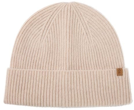 TOP-EX Übergroße XL XXL Merinowoll Kaschmir Mischung Beanie Mütze für große extra große Köpfe Männer Frauen Wintermütze gestrickte Schädelmütze kaltes Wetter Jagd Ski Fischer Beige