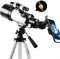 Ultra HD, tragbares Teleskop für Erwachsene und Anfänger, Teleskope, Astronomie-Refraktor-Teleskop mit verstellbarem Stativ und Telefonadapter, einfach zusammenzubauen und doppelt so komfortabel z