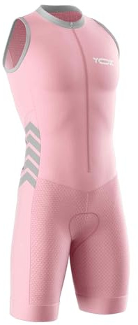 Combinaison Triathlon Homme Sans Manches avec Peau Fine et 3 Poches